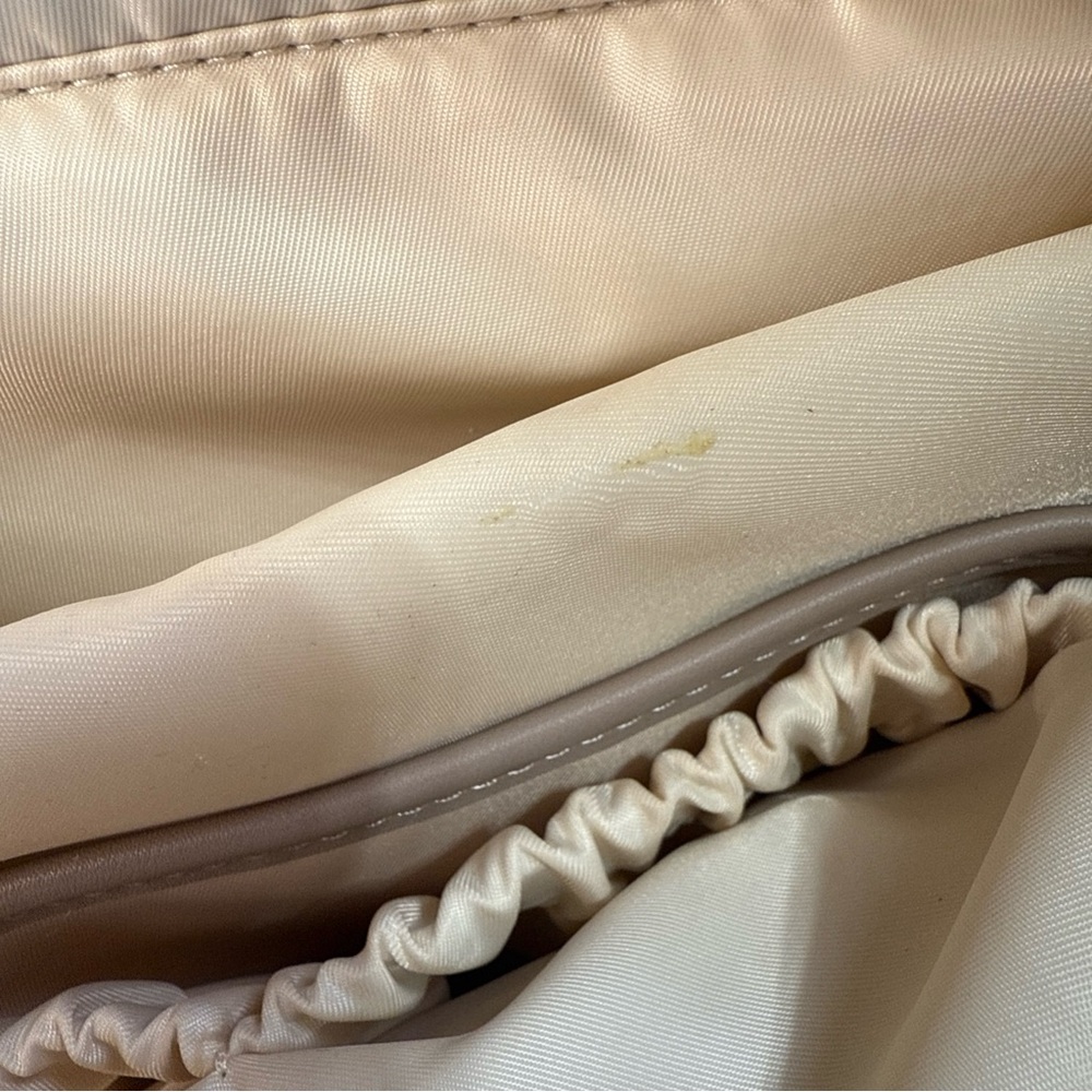 White Elm Aquila Tote Bag Taupe Laptop Bag Travel W/ Padded Crossbody Strap - Picture 16 of 16